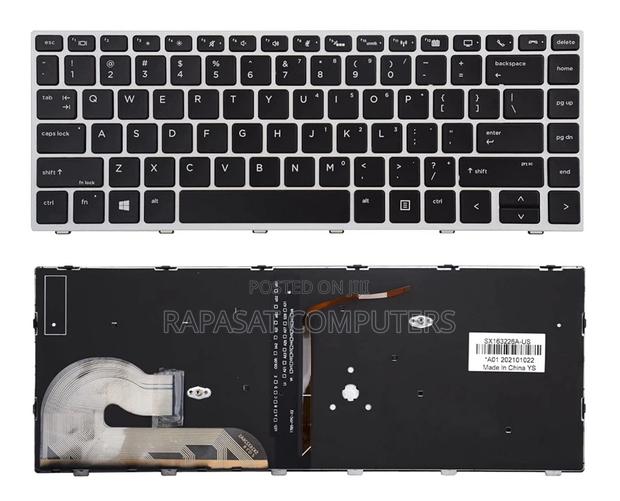 Backlit Keyboard for HP Elitebook 840 G5 Laptop · Photo 2