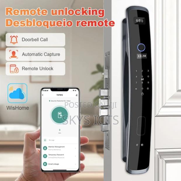 Smart Door Lock + Camera, Fingerprint + Facial Recognition photo 2