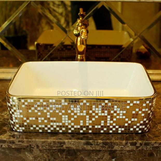 Golden Pedicure Basin /Countertop Basin Yt-01 · Photo 4
