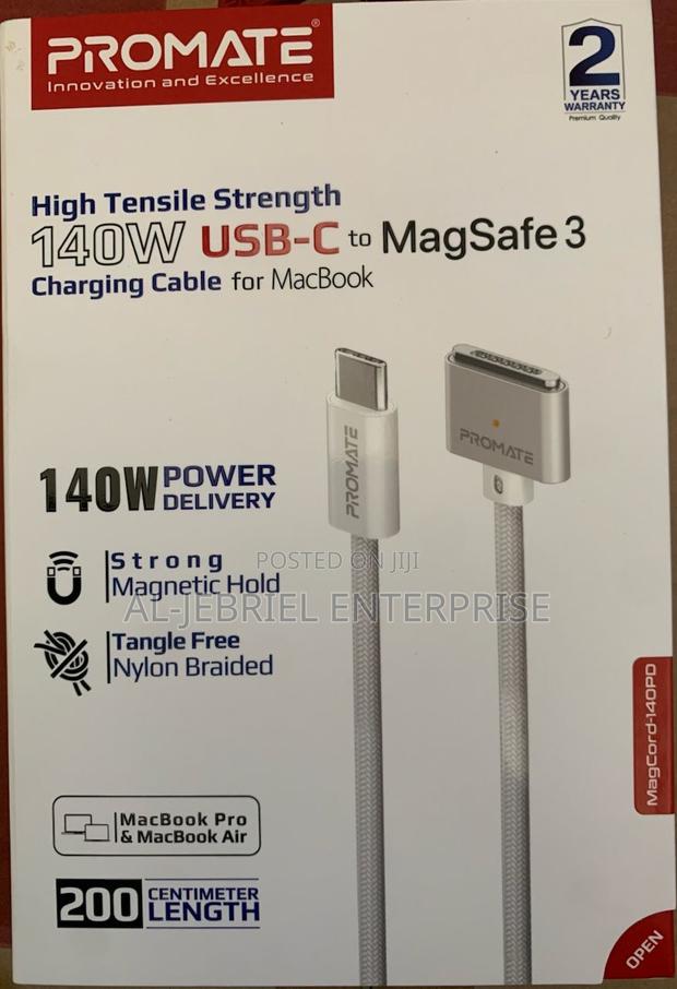 High Tensile Strength Promate 140W Usb-C to Magsafe Charger · Photo 4