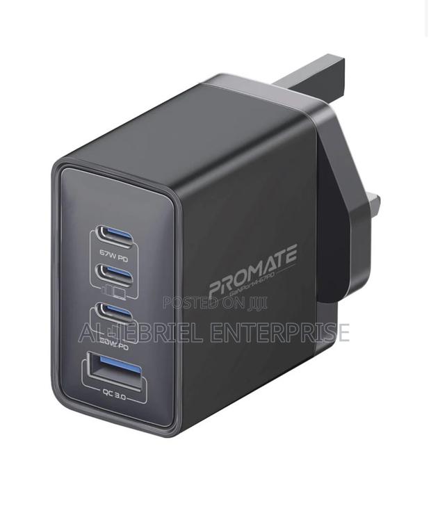 Promate 67W PD Ganfast Charger With 2 X 67WPD USB-C · Photo 4