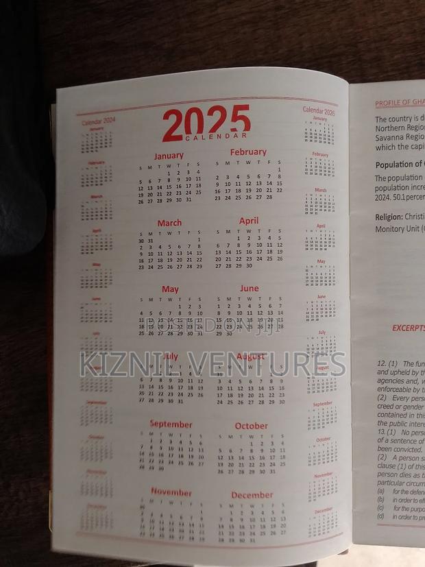 Diary 2025 A4 photo 3