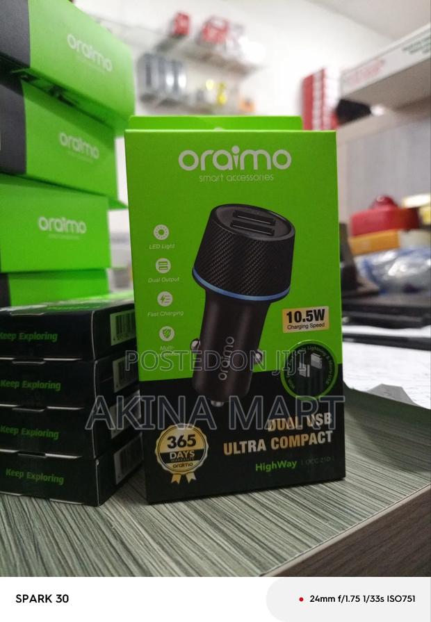 Oraimo Car Charger Dual USB Ultra 10.5 Charging Speed · Photo 4