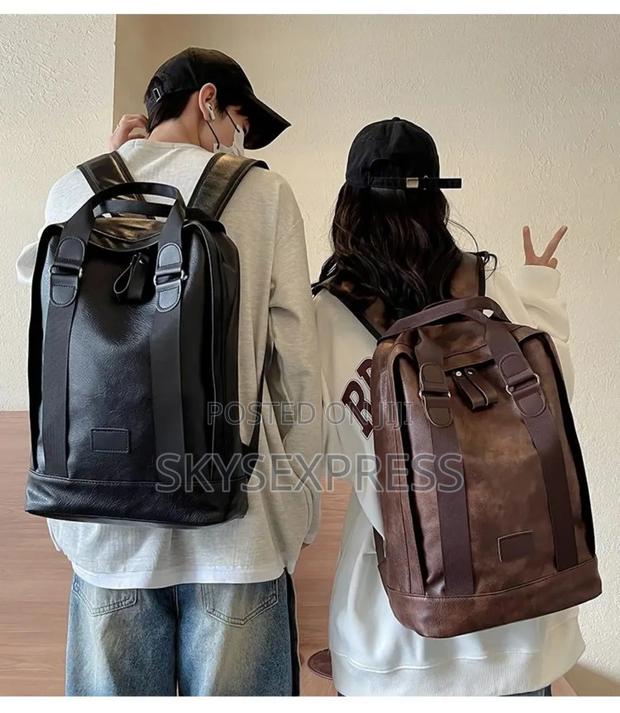 Anti Theft Leather School / Personal Backpack · Photo 4