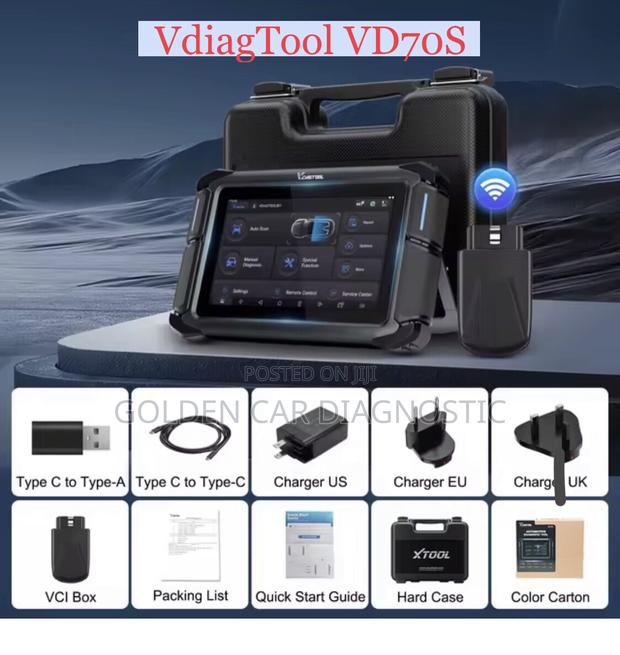 Vdiagtool Vd70s Bt. Obd2 Car Diagnostic Scanner photo 8