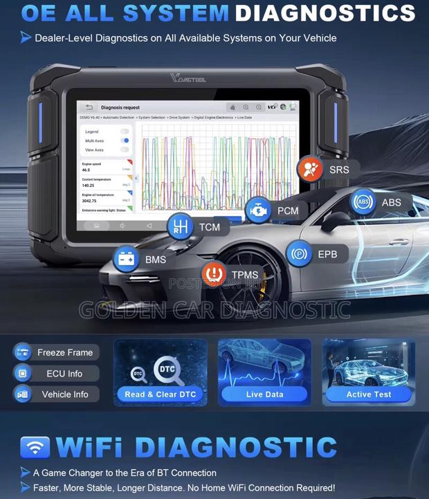 Vdiagtool Vd70s Bt. Obd2 Car Diagnostic Scanner photo 5