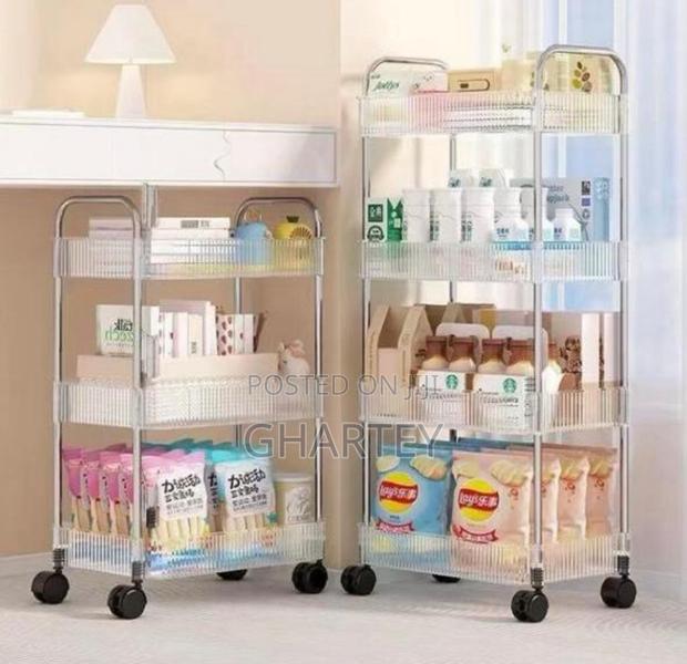 4 Tier 3 Tier Multifunctional Rolling Cart · Photo 3