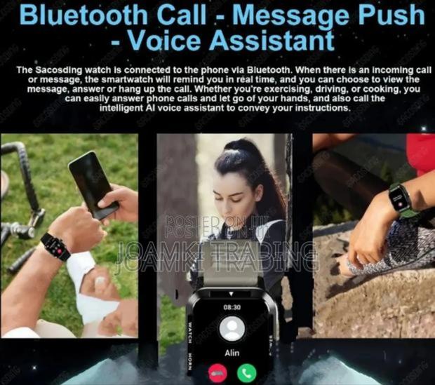 Rugged Smart Watch, Health Monitor, BT Call, IP68, Andr/Ios photo 5