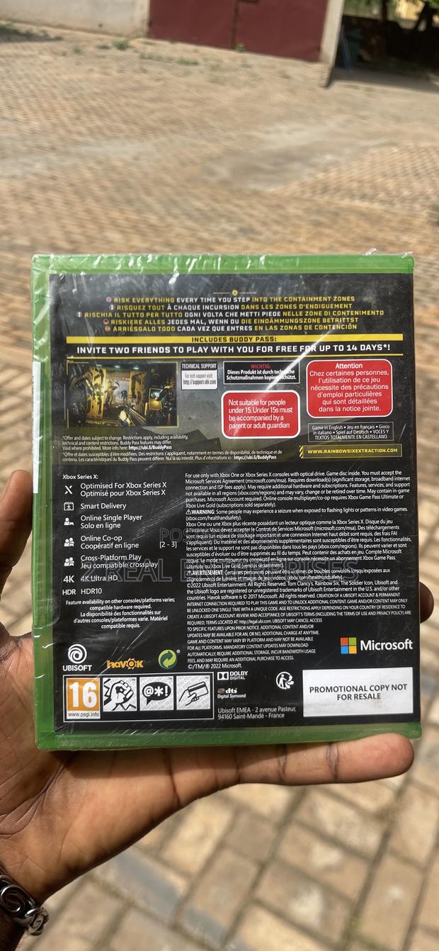 Xbox One,Xbox Series X Rainbow Six Extraction Game CD photo 2