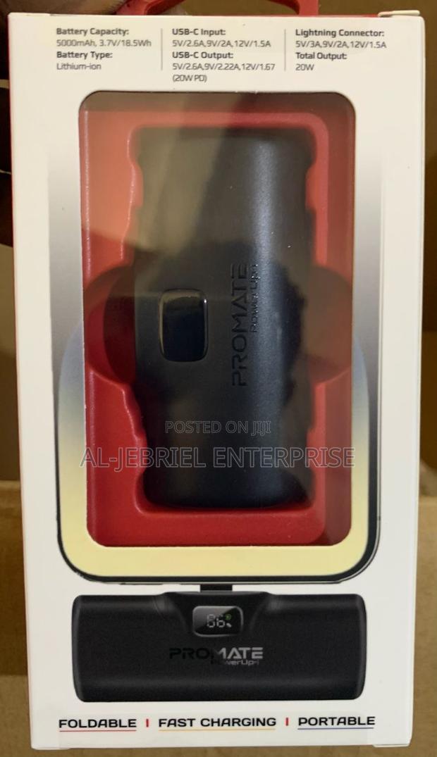 Promate Powerup-C USB-C Ultra Fast Charge 5000mah Powerbank · Photo 4