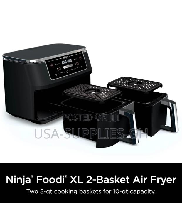 Ninja Airfryer 10 Quart 6-in-1 Xl 2-Basket -From Usa photo 2