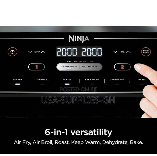 Ninja Airfryer 10 Quart 6-in-1 Xl 2-Basket -From Usa photo 3