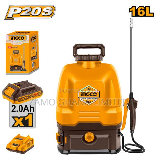 Cordless Knapsack Sprayer 20v 16l + Battery - Cspli20162 · Photo 2