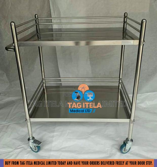 Medicine Trolley (2 Steps Stainless) · Photo 4