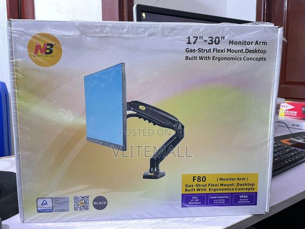Desk Mount Motion Swivel Monitor Arm,17''-30''(f80) · Photo 4