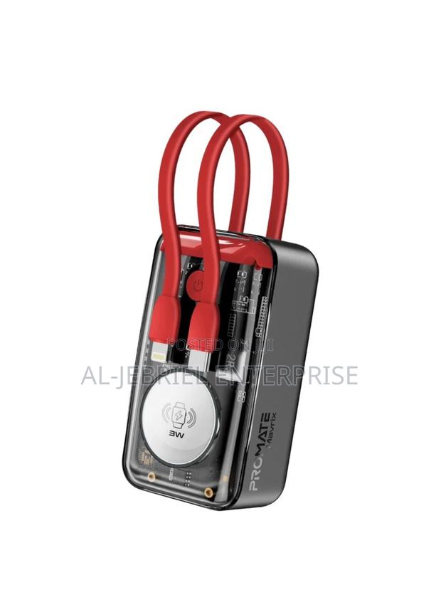 Promate Ultra-Fast 35w MAVRIX 10000mah Transparent Powerbank · Photo 4