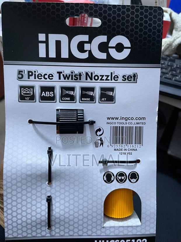 Ingco 5pcs Twist Nozzle Set - Hhcs05122 · Photo 4