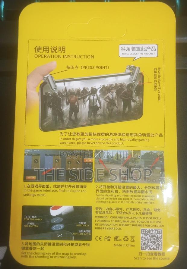 Pro Mobile Gaming Device L1/R1 Control Triggers (Transparent) photo 4