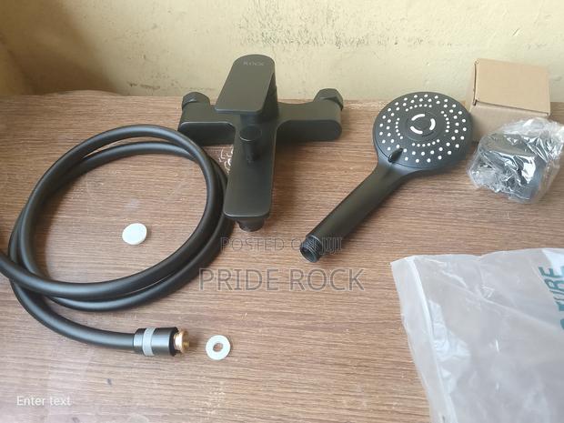 Black Telephone Shower, Shower Tap, Bathroom Faucet · Photo 3