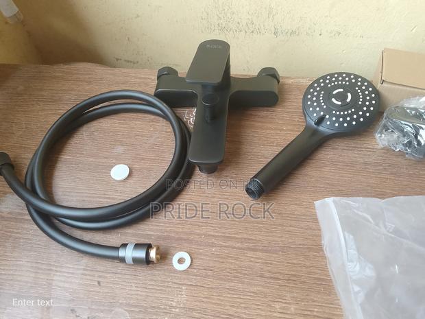 Black Telephone Shower, Shower Tap, Bathroom Faucet · Photo 4