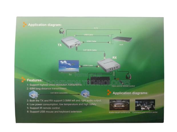Hdmi 60m KVM Extender With Audio Over Cat6 · Photo 4