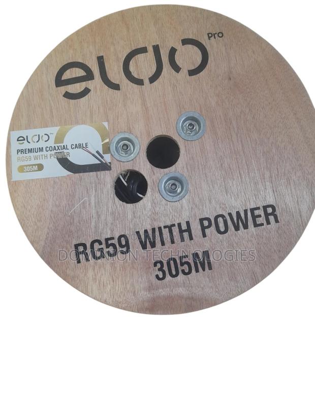 Eldo Pro 305m Rg59 Premium Coaxial Cable With Power CCTV · Photo 4