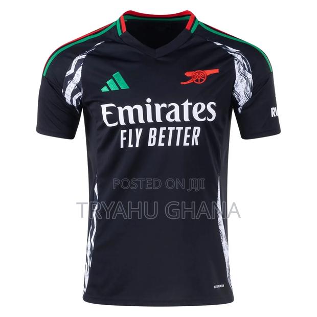 New 2024/2025 Arsenal Black Jersey for Sale at Tryahu Price · Photo 4