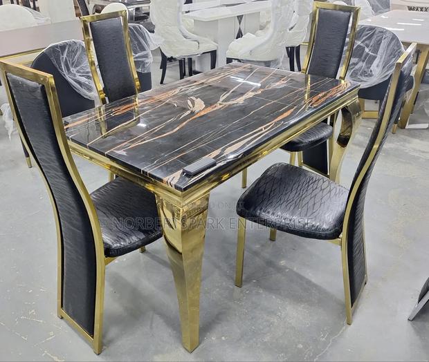 Dining Set(S911009g)4 Chairs · Photo 3