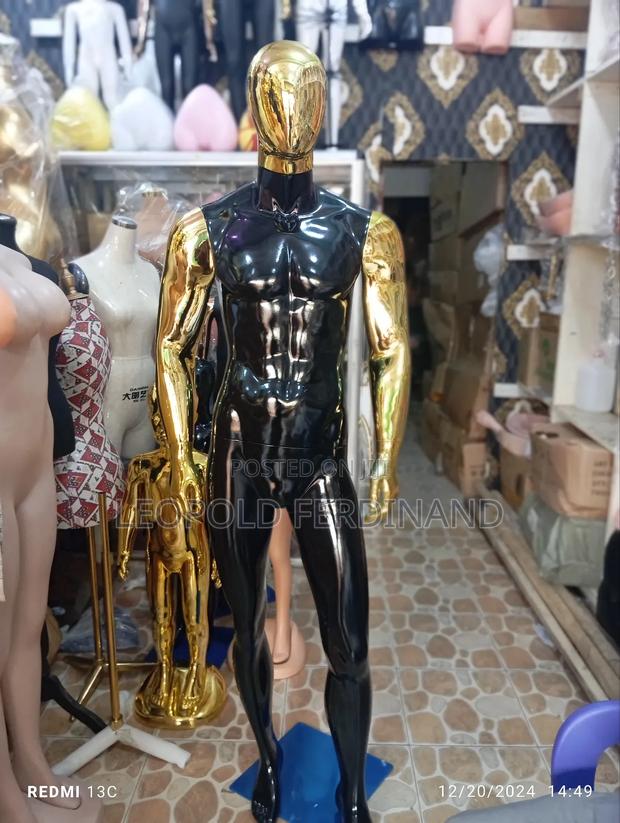 Black And White , Golden Heads And Hands Mannequin · Photo 2