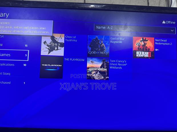 Playstation Four (Ps4) Slim With Games Installed photo 8