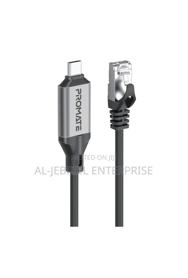 Promate Clink-Rj45 USB-C to RJ45 Ethernet 5M Cable Adapter · Photo 3