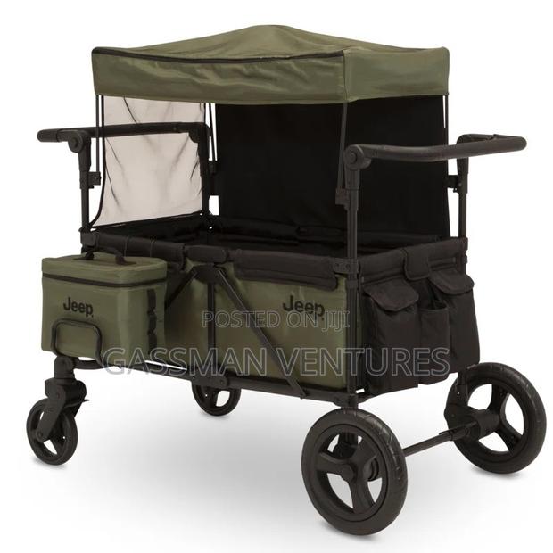 Jeep Deluxe Wrangler Stroller Wagon With Cooler Bag