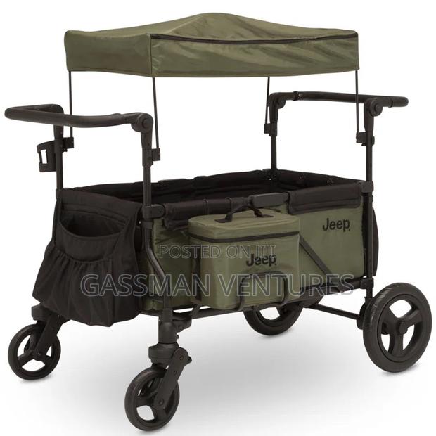 Jeep Deluxe Wrangler Stroller Wagon With Cooler Bag