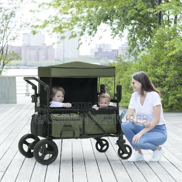 Jeep Deluxe Wrangler Stroller Wagon With Cooler Bag
