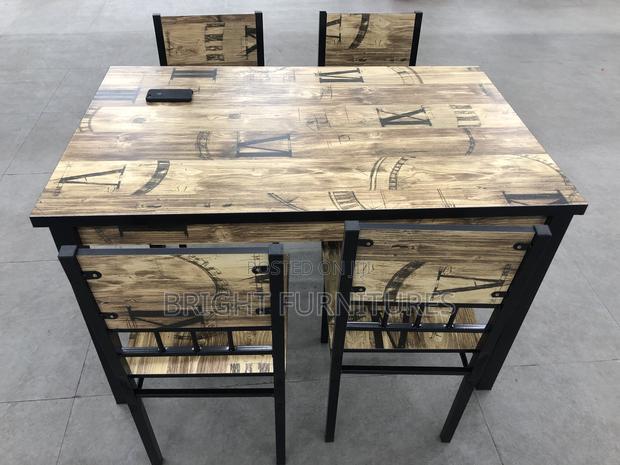 Importanted Wooden Dining Table With Four Chairs · Photo 4