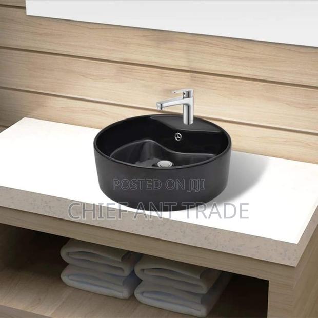 Pedicure Basin / Countertop Basin. Black. Yt-08 · Photo 3