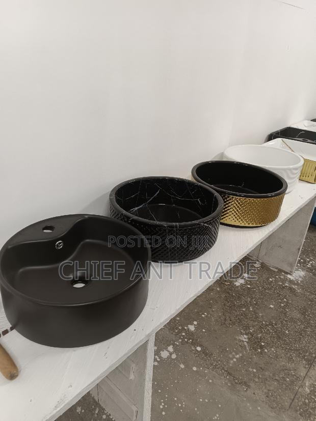 Pedicure Basin / Countertop Basin. Black. Yt-08 · Photo 4