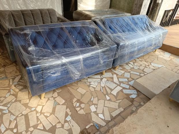 Blue Sofa Set for Sell Now . Free Delivery · Photo 2