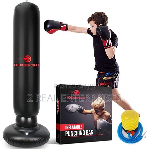 Boxerpoint Inflatable Punching Bag for Kids Beginners 63” · Photo 4