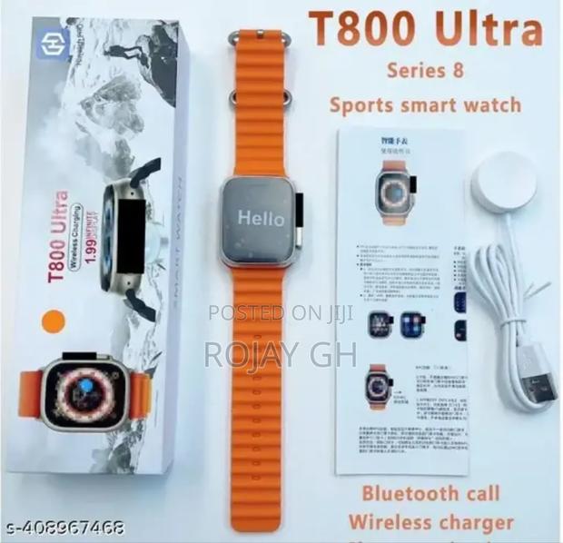 T800 Ultra Smart Watch - Orange photo 2