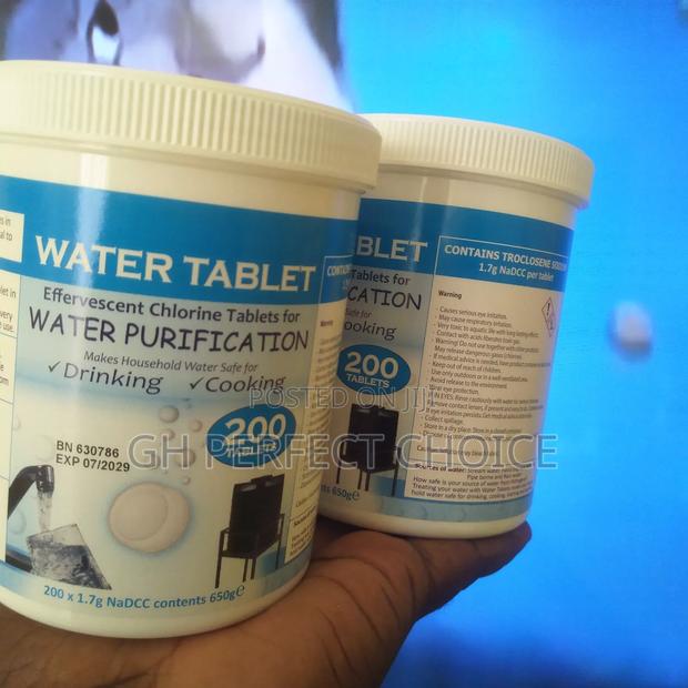Chlorine Disinfectant Tablets for Safe Drinking Water