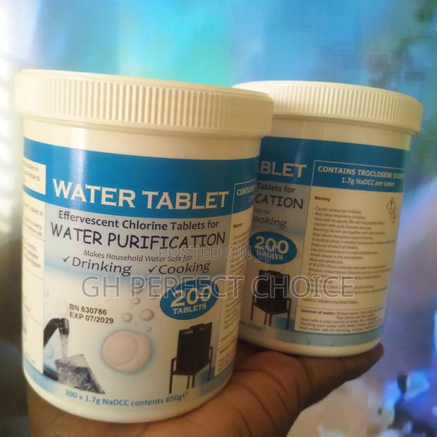 Chlorine Water Trtment Tablets 4 Polythank Nd Borehole