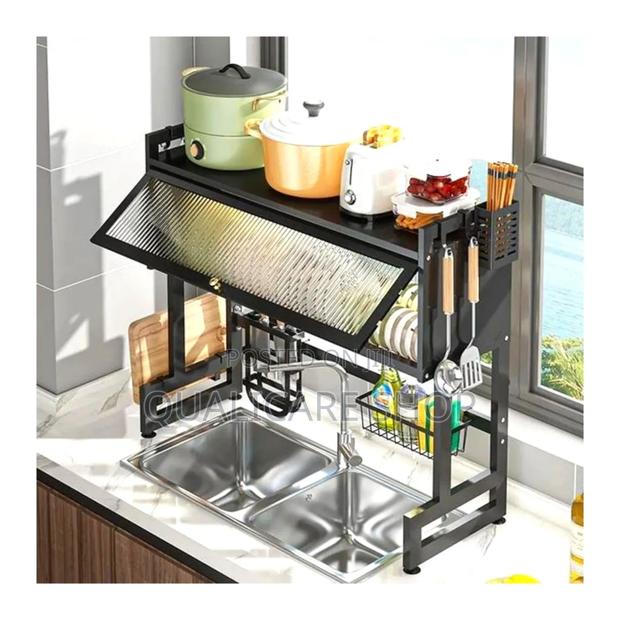 Over The Sink Dustproof Kitchen Rack - All In 1 · Photo 2