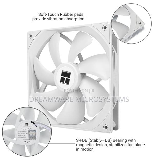 Thermalright TL-C14CW-S 140mm ARGB Fan - White · Photo 4
