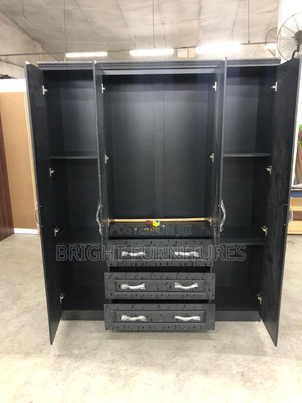 Foreign Four Doors Wardrobe With Mirror and Drowners · Photo 4