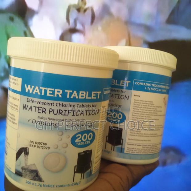 Chlorine% Water Disinfectant Tablets 4 Food and Beverage Etc