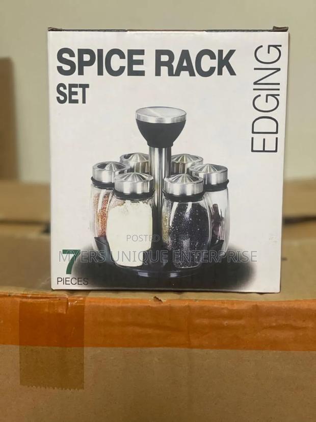 7sets Rotating Spice Rack(Glass) · Photo 2
