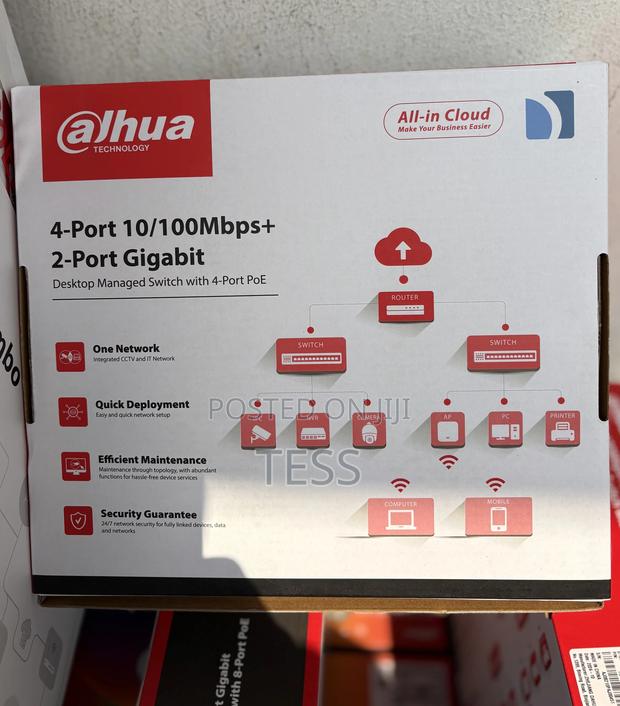 Dahua 4port Poe Managed Desktop Switch Dh-Cs4006-4et-60 · Photo 4