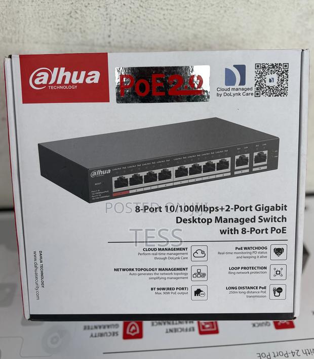 Dahua 8port Poe Managed Desktop Switch Dh-Cs4010-8et-110 · Photo 3