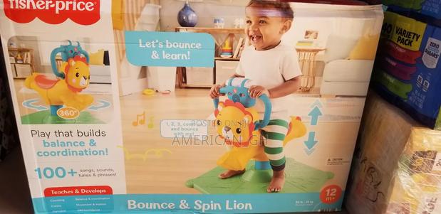 Fisher-Price Bounce Spin Lion Stationary Ride-On, 12m+ · Photo 4